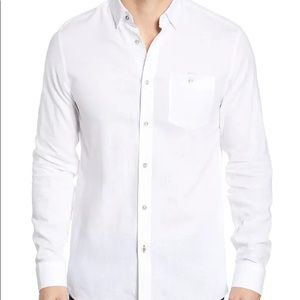 Ted Baker Notip Button-up Linen Shirt